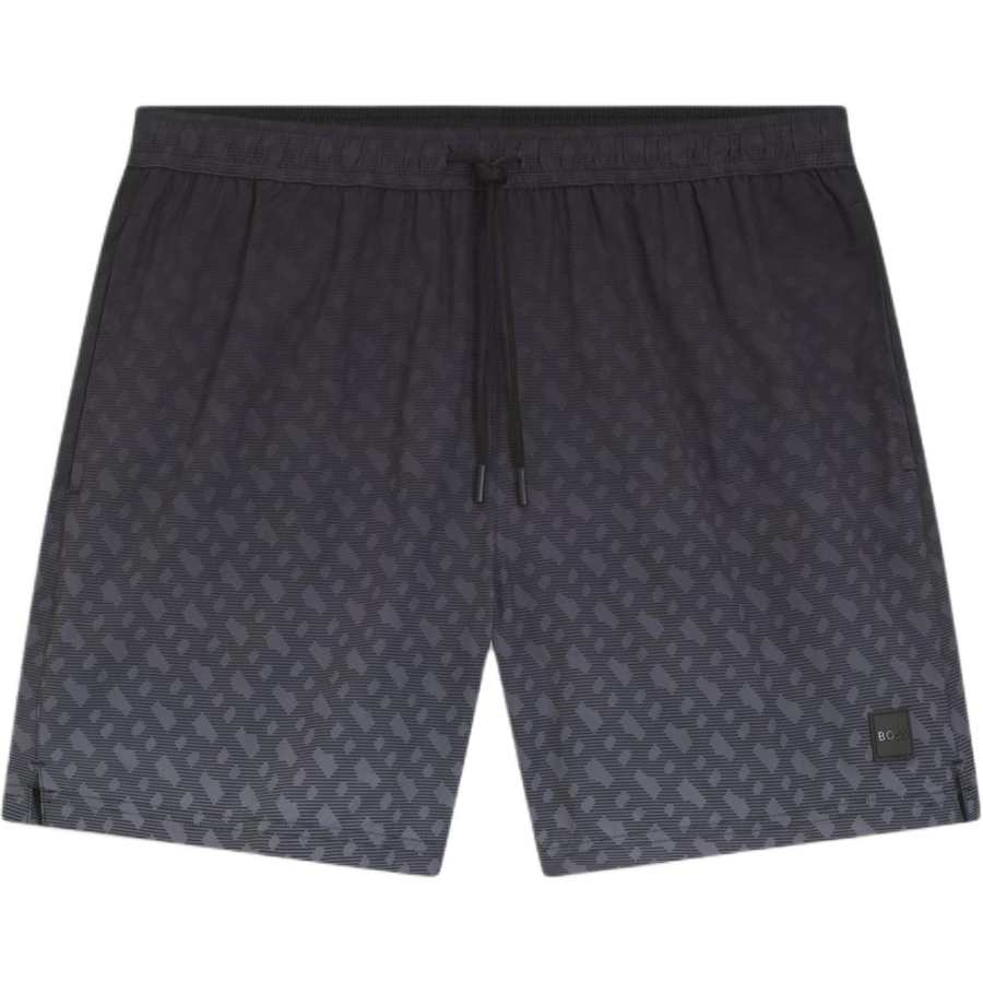HUGO BOSS Hugo Boss monogram-pattern swim shorts