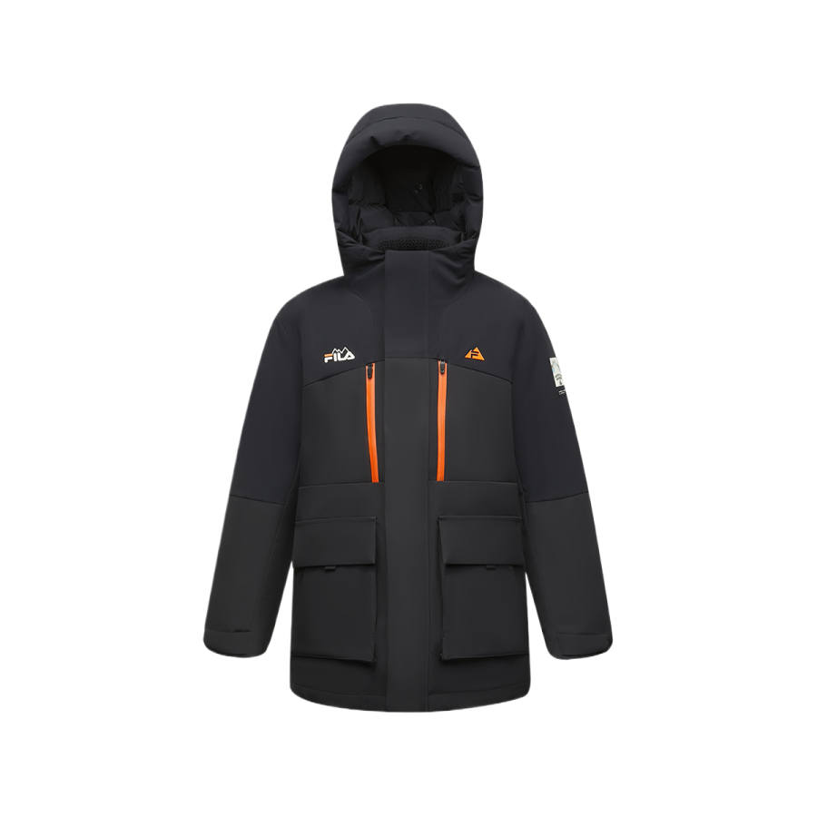 FILA KIDS Down Jackets Hooded Non Detachable