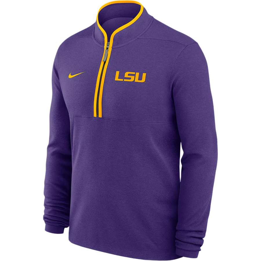 Nike Nike Lsu Victory Men's Nike Dri-FIT College 1/2-Zip Long-Sleeve Top