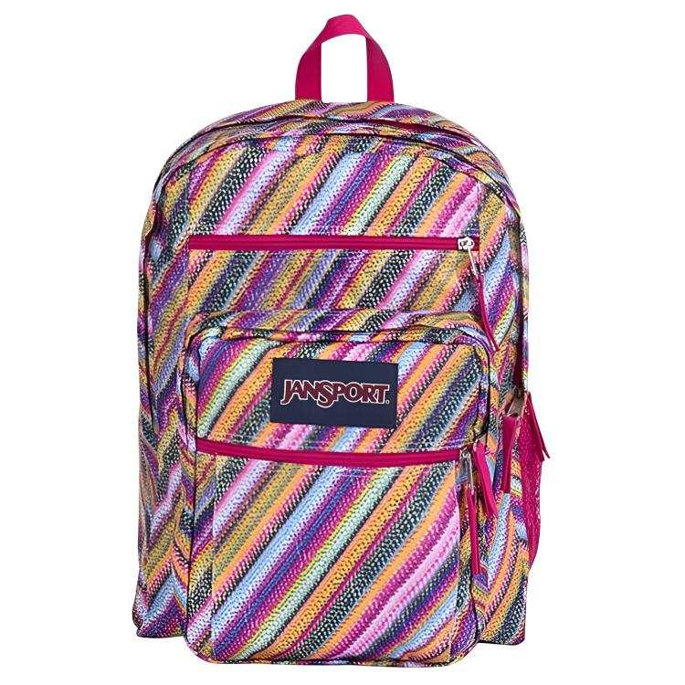JanSport JanSport Polyester Backpack Large Unisex Crayon Rainbow