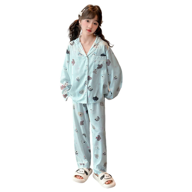 Lanza Lanza Loungewear Set Spring Fall Light Blue Teenagers
