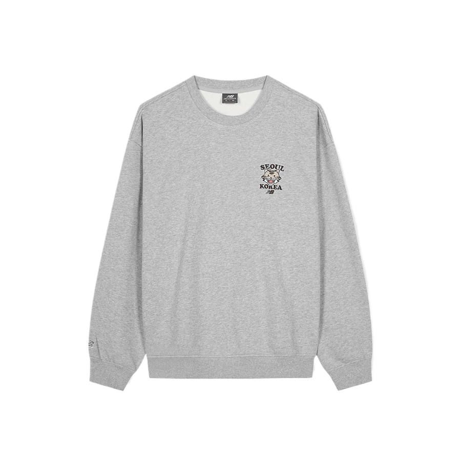 New Balance New Balance Sweatshirts Unisex Gray Crew Neck Moderate