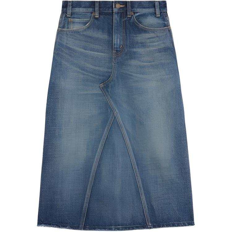 CELINE FW25 Denim Long Skirt Women's