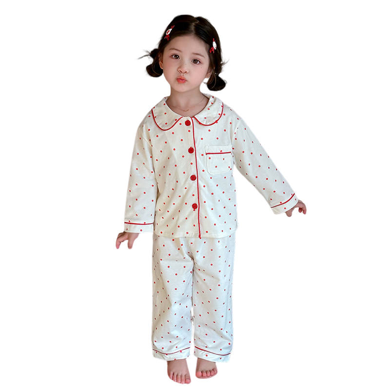 Lanza Loungewear Set Spring Fall Beige Children Aged 3 7 Years Old