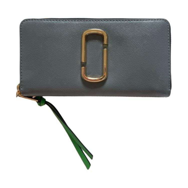 MARC JACOBS MARC JACOBS Leather Wallet Unisex Gray