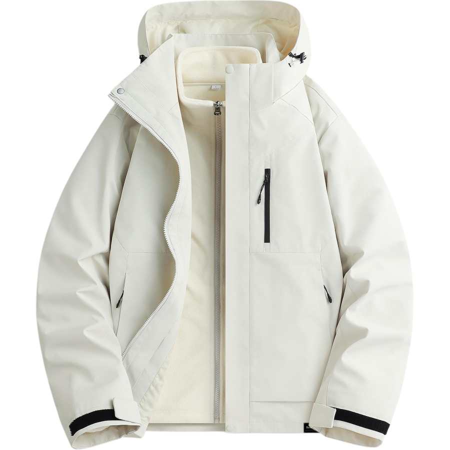 NEVER RULE NEVER RULE Thermal Abrasion Resistant Rainproof Windbreaker Jacket Unisex