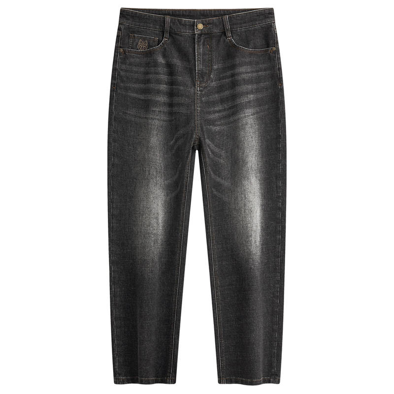 SEPTWOLVES SEPTWOLVES Jeans Men's Black Gray Color Moderate