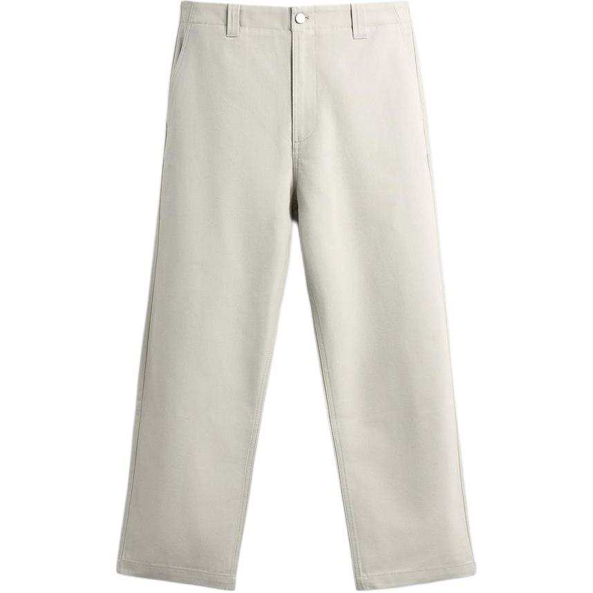 ZARA Casual Pants Men's Beige Moderate Straight Fit Pants
