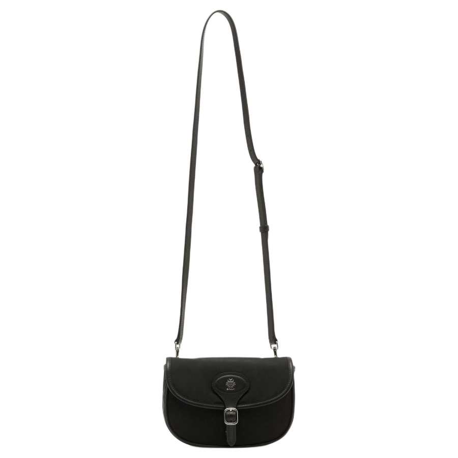 BALLY BALLY Cow Leather Shoulder Bag Men's Black