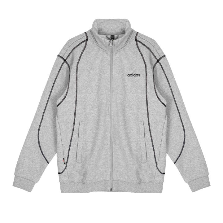 Adidas Adidas Jackets Unisex Gray Stand Collar Moderate Workwear