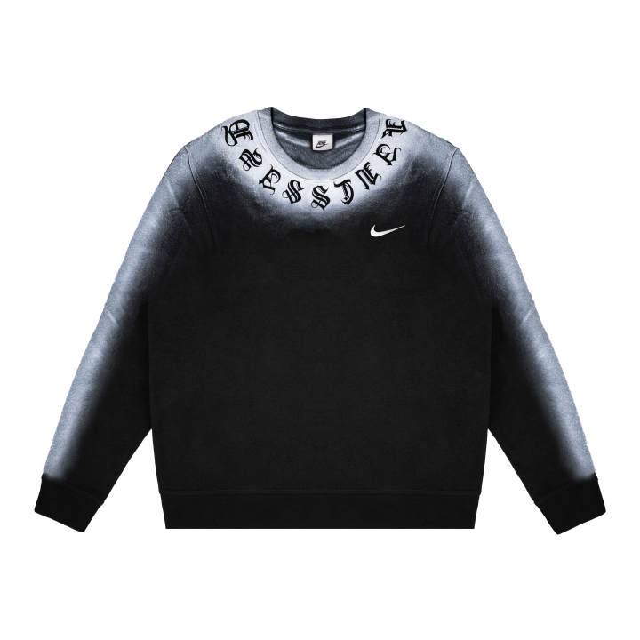 Nike Nike Dri Fit Sweatshirts Unisex Black Crew Neck Moderate Regular