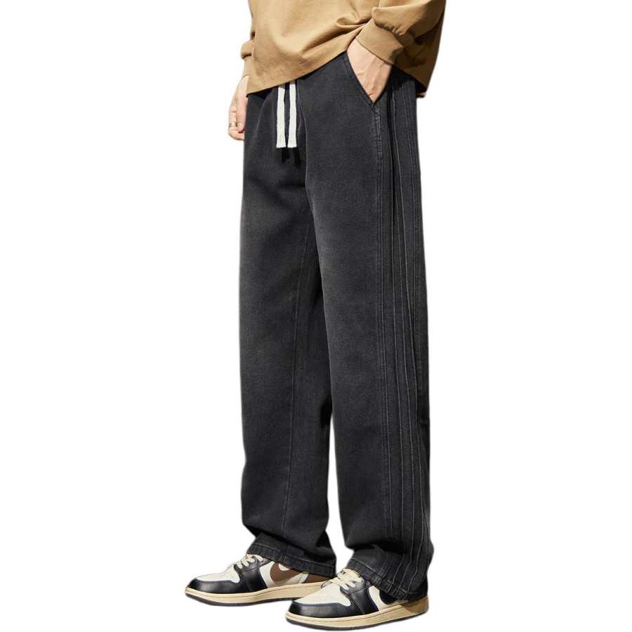 BALENO Jeans Men's Smoke Gray Moderate Wide Leg Pants