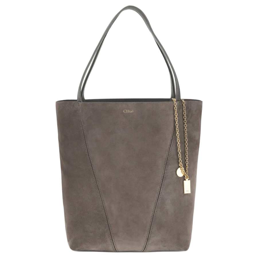 Chloé Chloe Suede Handbag Women's Gray
