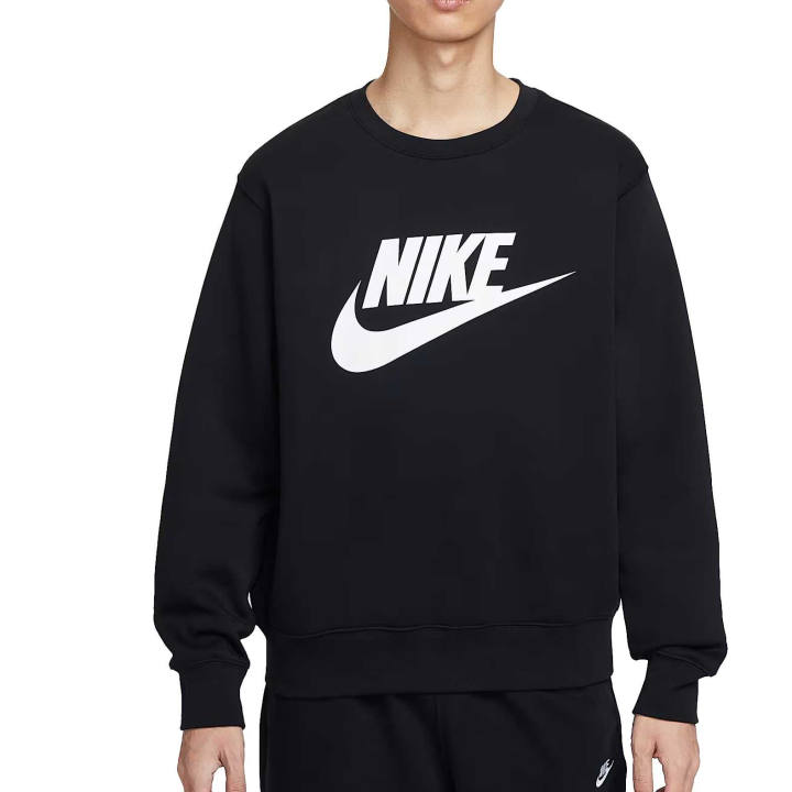 Nike Nike Sweatshirts Men's Black Crew Neck Moderate