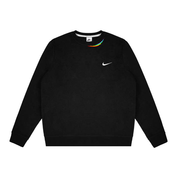 Nike Nike Dri Fit Sweatshirts Unisex Black Crew Neck Moderate Regular