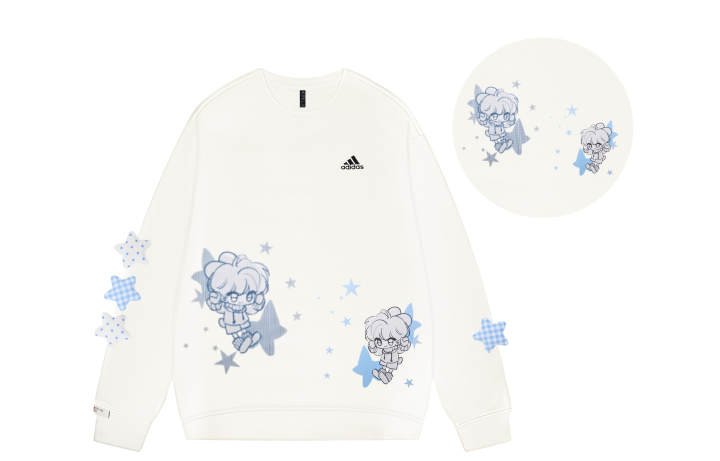 Adidas Adidas LABEL Sweatshirt Unisex White