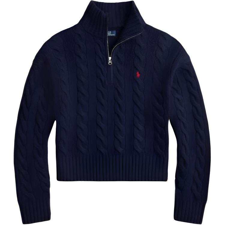 Polo Ralph Lauren Half Zipped Cable Knit Jumper