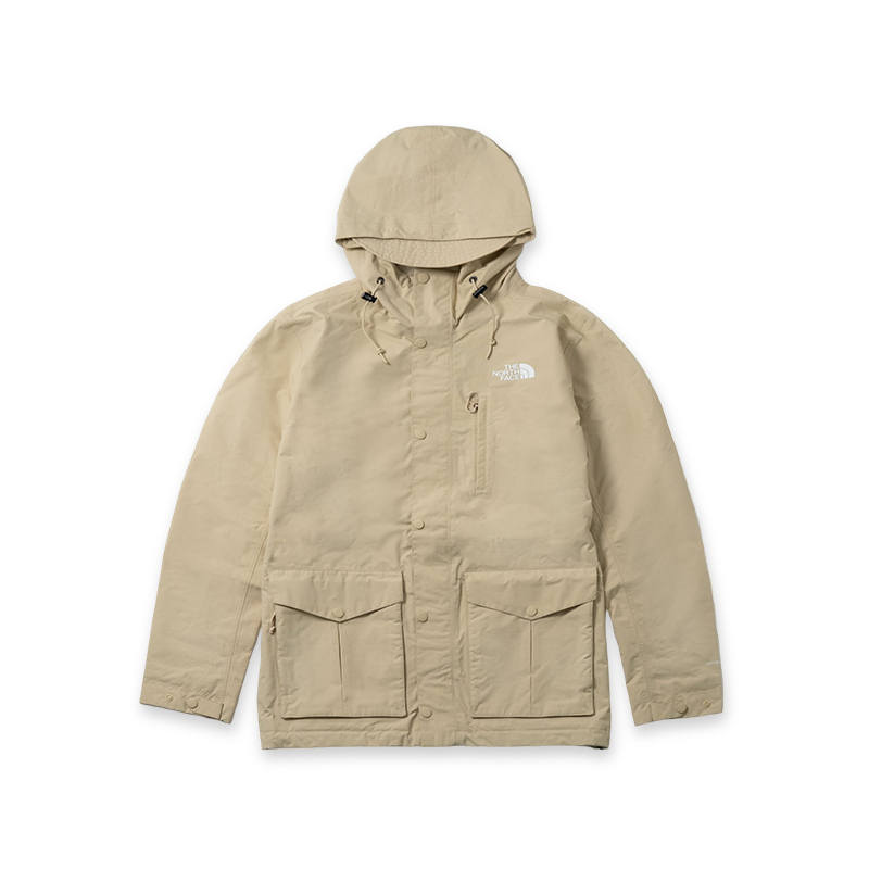 THE NORTH FACE Urban Exploration Hiking Waterproof, Windproof, And Breathable Windbreaker Jacket Men's Khaki