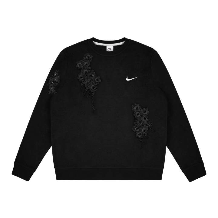 Nike Nike Dri Fit Sweatshirts Unisex Black Crew Neck Moderate Regular