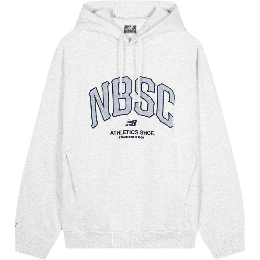 New Balance New Balance Sweatshirts Men's Light Gray Hooded Moderate