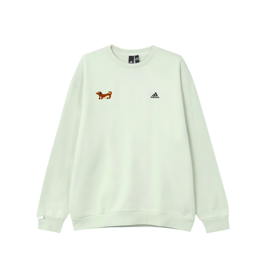 Adidas Adidas Sweatshirts Unisex Light Green Crew Neck Moderate Regular
