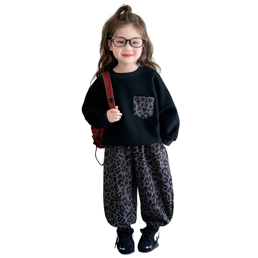 Lanza Casual Sportswear Spring Fall Black Children Aged 3 7 Years Old