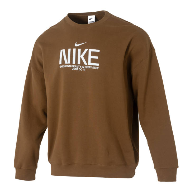 Nike Nike Club AS M NK FT OS CREW GCEL Sweatshirt Men's Brown