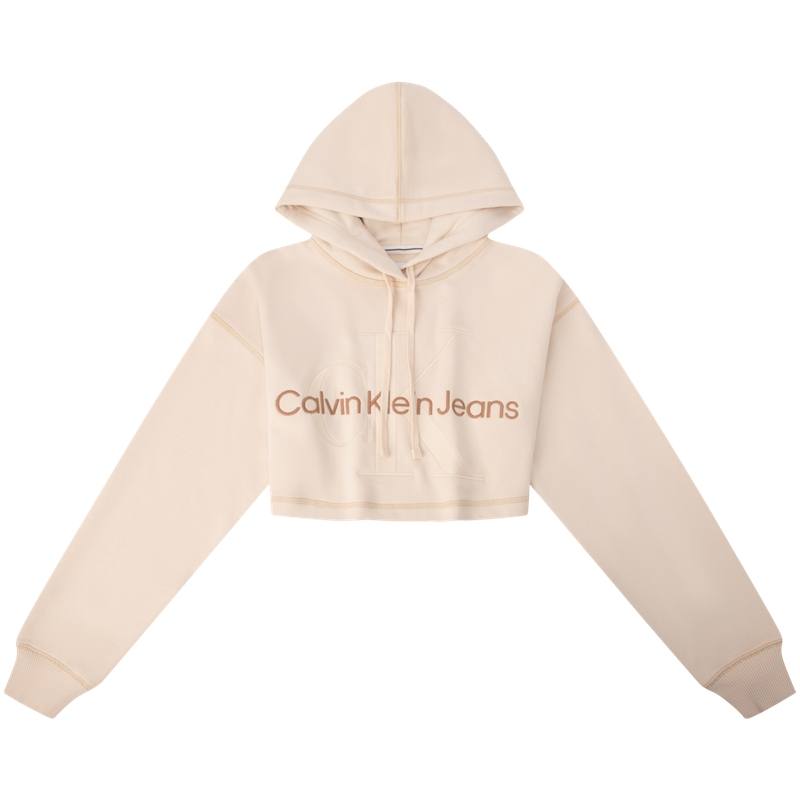 CALVIN KLEIN Sweatshirt Women's Ivory Yellow