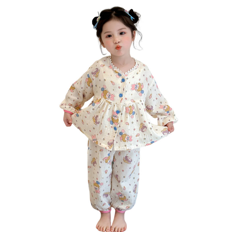 Lanza Loungewear Set Spring Fall Balloons Girl Children Aged 3 7 Years Old
