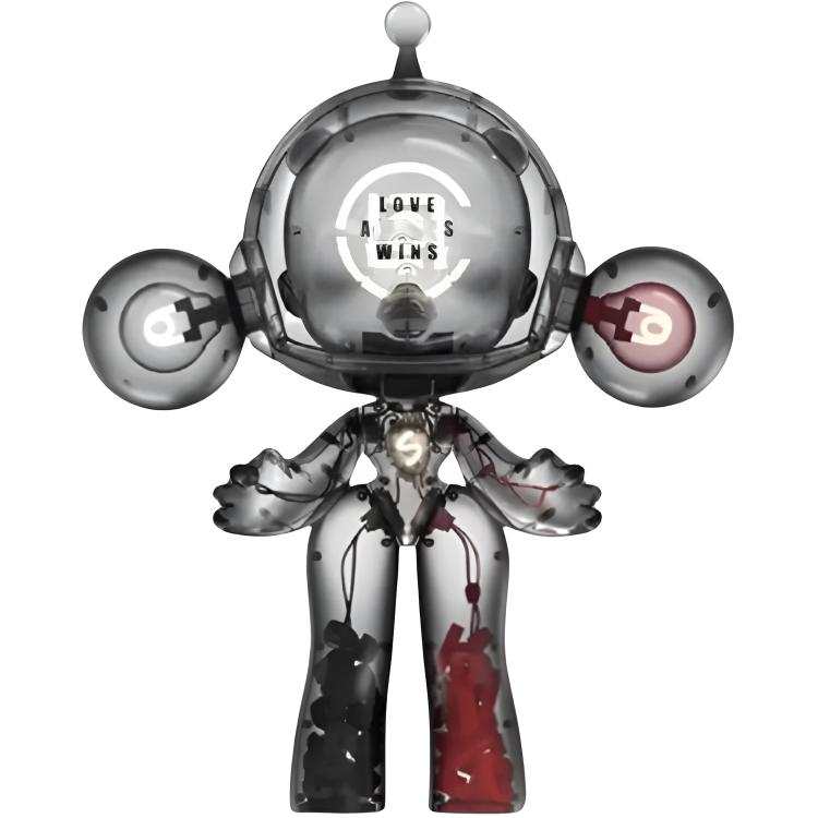 POP MART 1000% SKULLPANDA MEGA LIFESTYLE Collection CLOT Unconquerable Love Trendy And Cool Trendy Figures