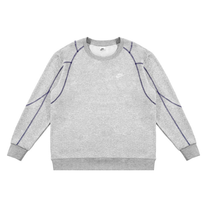 Nike Nike Sweatshirts Unisex Gray Crew Neck Moderate Regular