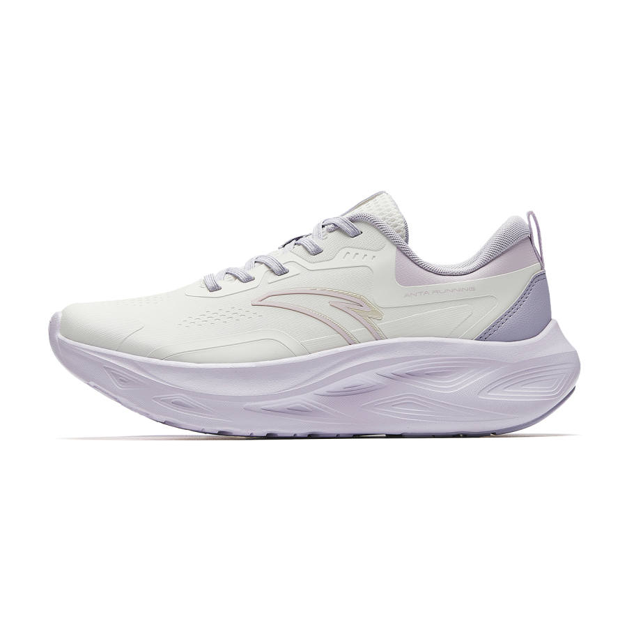 Anta Yi Chen Running Shoes Women's Ivory White/Light Purple Gray/Misty Purple