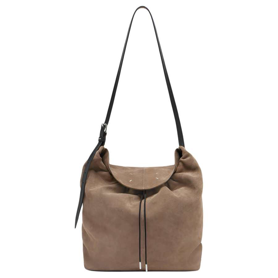 Maison Margiela Calfskin Shoulder Bag Small Women's Brown