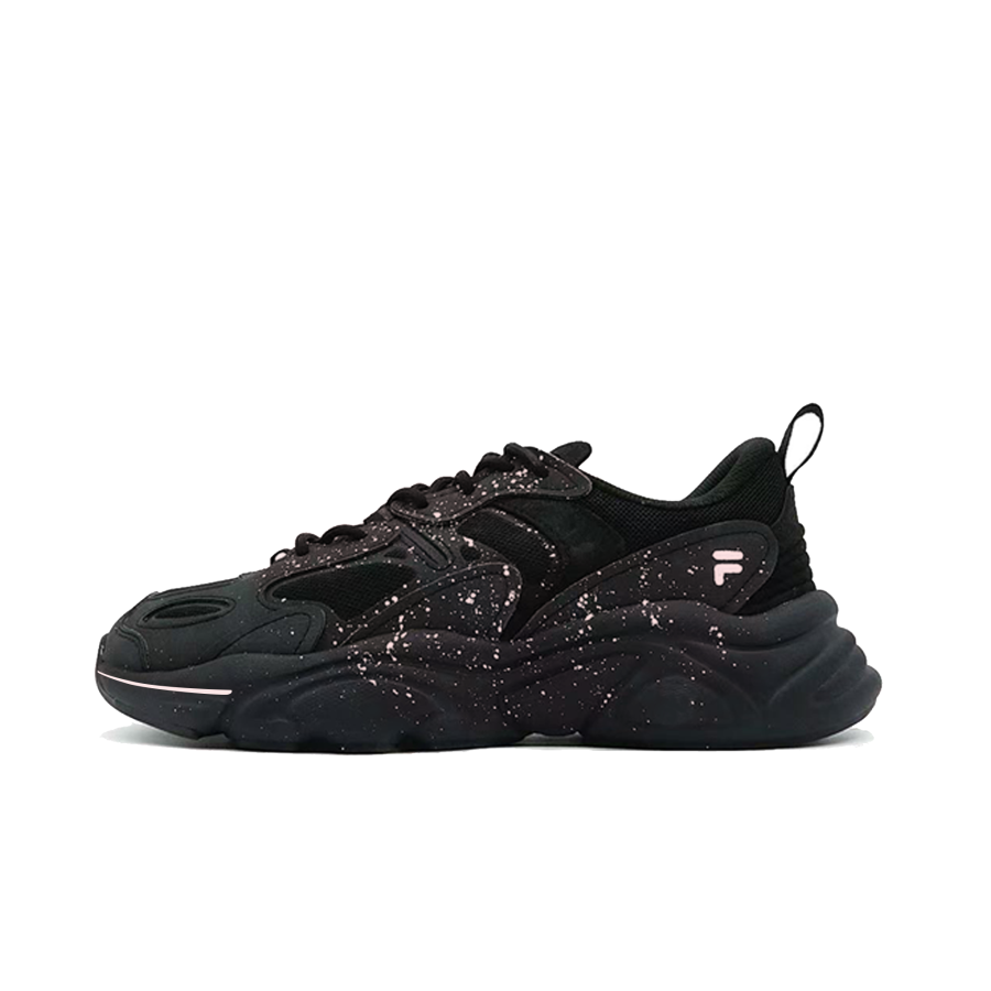 FILA Mars 2 Cushioning, Wear Resistant Low top Casual Sprint City Commuting Running Shoes Women's Black