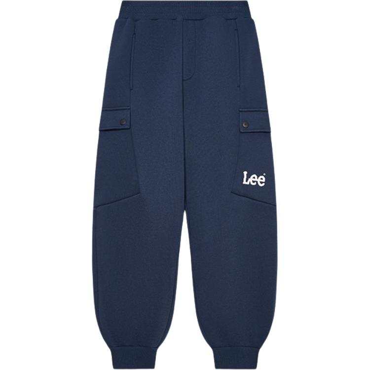 LEE KIDS Knitted Sweatpants Fleece Lined Straight Fit Thermal Pants Teenagers