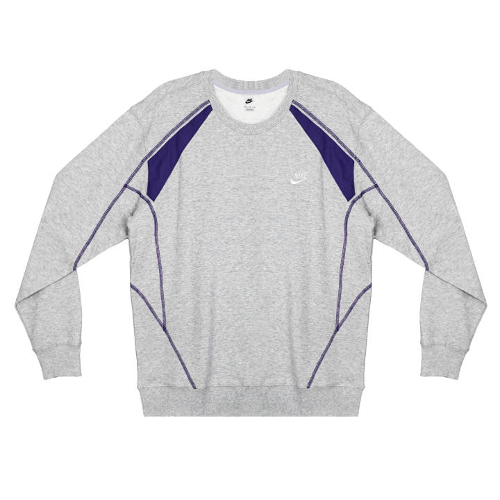 Nike Nike Sweatshirts Unisex Gray Crew Neck Moderate Regular