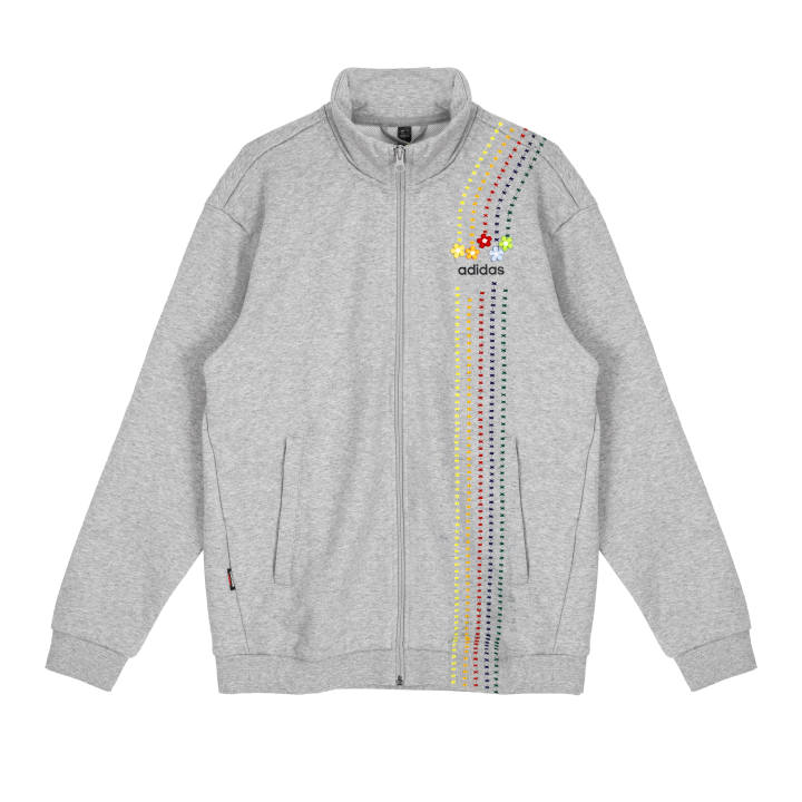 Adidas Adidas Jackets Unisex Gray Stand Collar Moderate