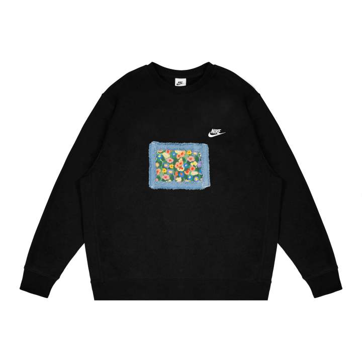 Nike Nike Sweatshirts Unisex Black Crew Neck Moderate Regular