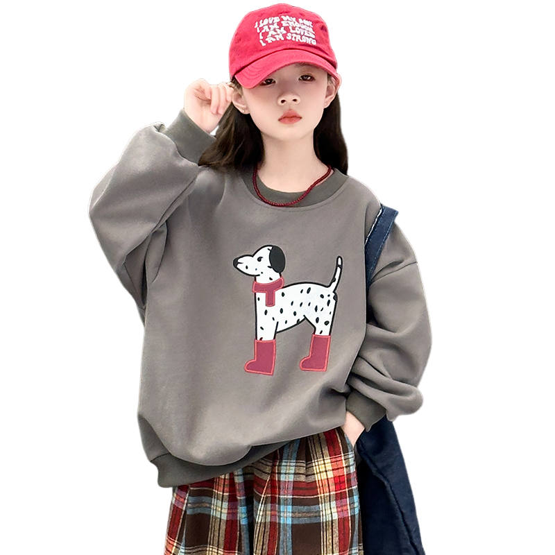 Lanza Lanza Casual Sweatshirt Spring Fall Coffee Teenagers