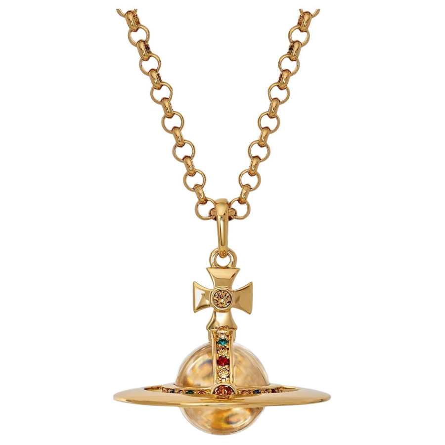 Vivienne Westwood Brass Necklaces Unisex Gold