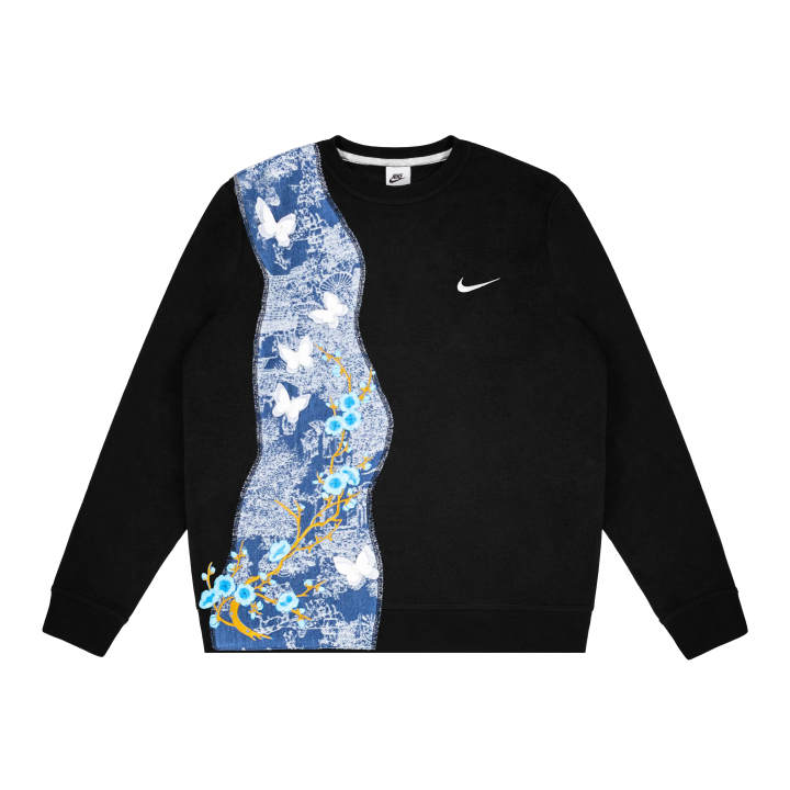 Nike Nike Dri Fit Sweatshirts Unisex Black Crew Neck Moderate Regular