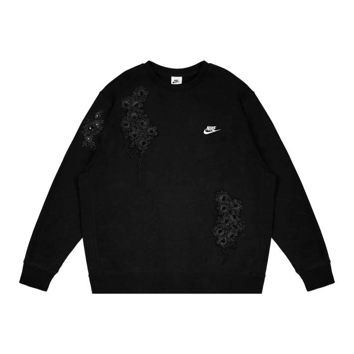 Nike Nike Dri Fit Sweatshirts Unisex Black Crew Neck Moderate Regular