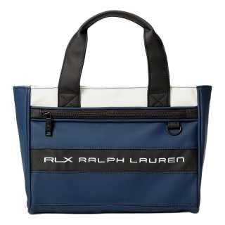 Ralph Lauren Polyurethane Handbag Regular Men's Marine Blue & White