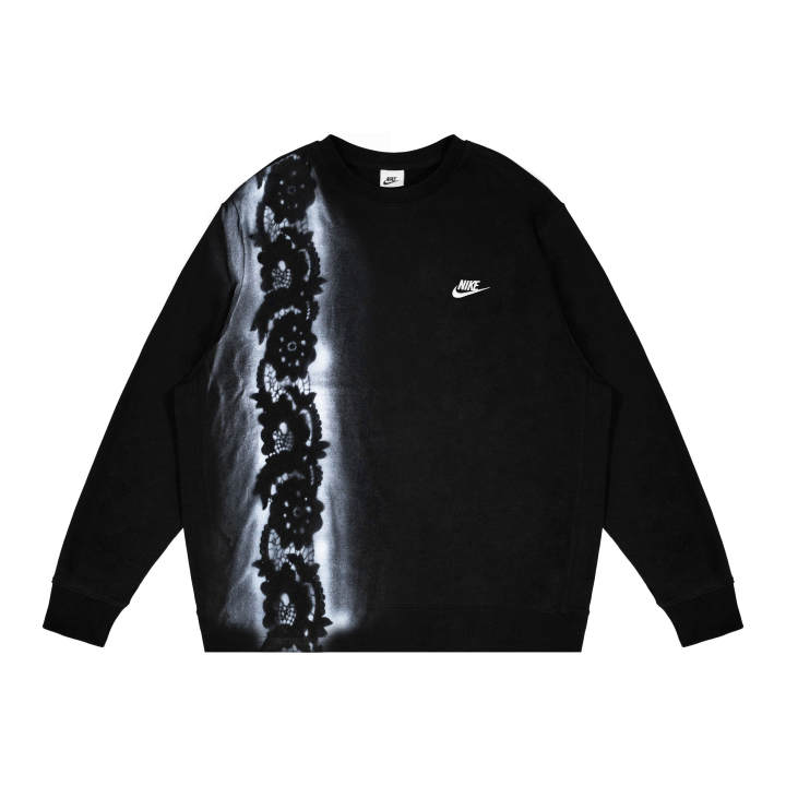 Nike Nike Dri Fit Sweatshirts Unisex Black Crew Neck Moderate Regular