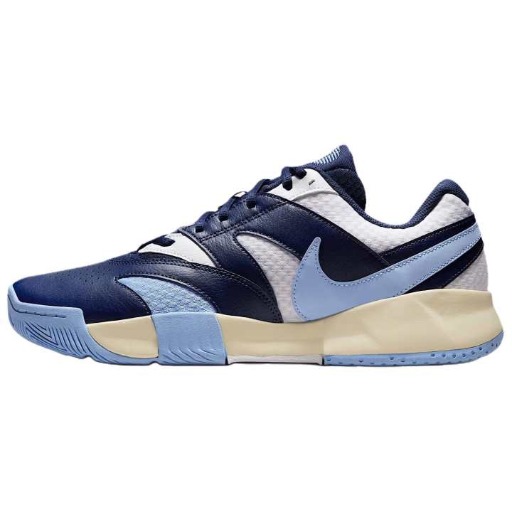 Nike Nike Court Lite 4 Breathable Support Breathable Support Low top Tennis Shoes Unisex Marine Blue