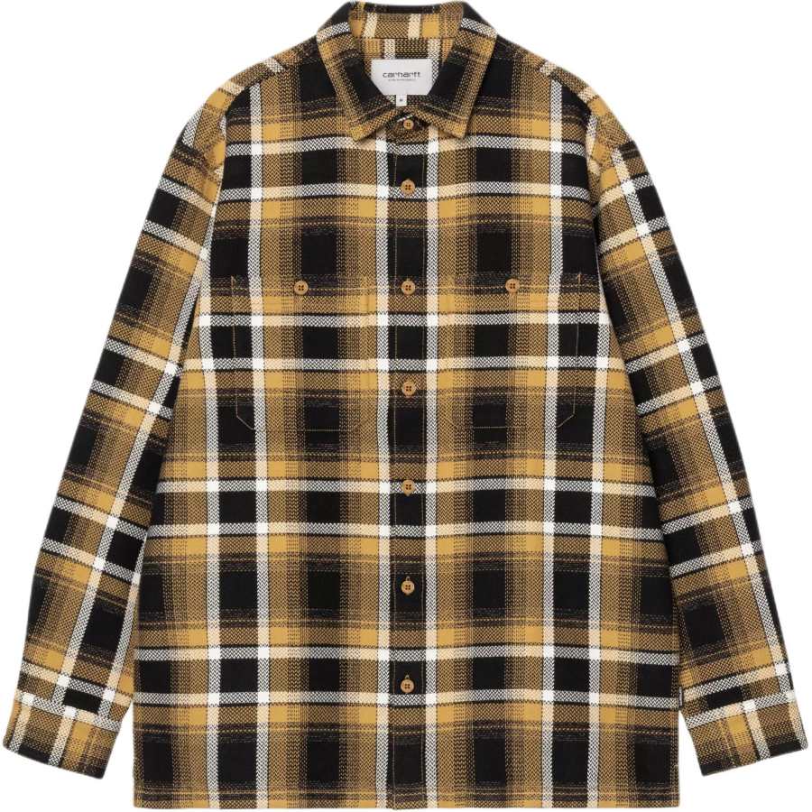Carhartt WIP Shirts Men's Multicolor Lapel Thickened