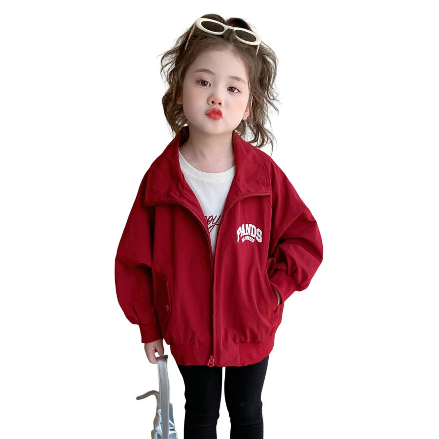 Lanza Lanza Casual Jacket Spring Fall Red Children Aged 3 7 Years Old