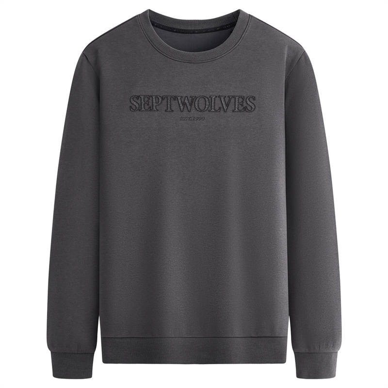 SEPTWOLVES SEPTWOLVES Sweatshirts Men's Crew Neck Moderate Regular