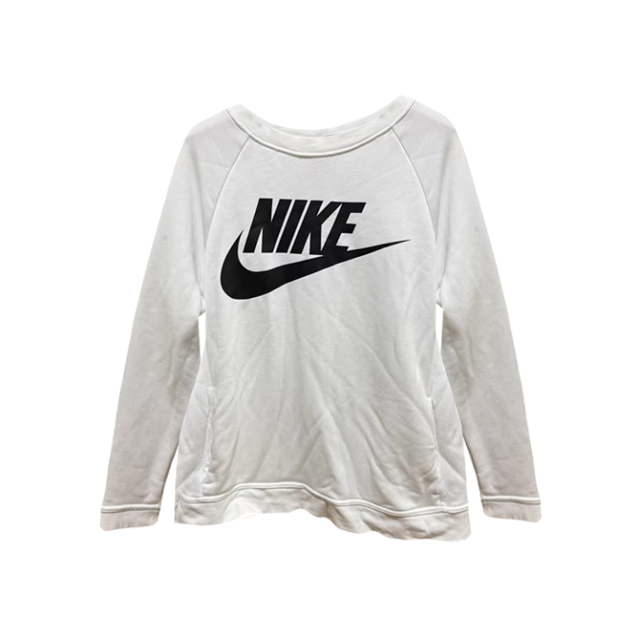Nike Nike Sweatshirts Women's White Crew Neck Moderate