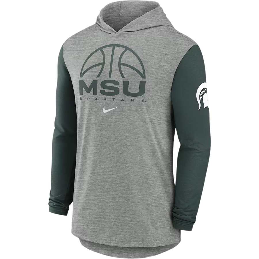 Nike Nike Michigan State Basketball Men's Nike Dri-FIT College Long-Sleeve Hooded T-Shirt